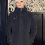 Columbia Cozy Black Jacket Women’s Medium long length Photo 0