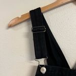 Brandy Melville John Galt Black Raw Hem Denim Shortalls S Photo 2