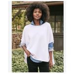 Frank & Eileen Womens Olive Triple Fleece Capelet Top One size Pink Size undefined Photo 8