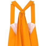 Lauren James Livingston Orange Halter Fit & Flare Midi Gauze Dress NWT Size Sm Photo 9
