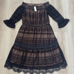 Anthropologie HD IN PARIS  Black and Tan Textured Top 🖤🤎

*NEW WITH TAGS 🏷️ Photo 0