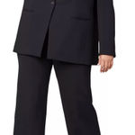 Spanx  Perfect Collarless Blazer Jacket Ponte Knit Black Plus Size 2X Photo 0