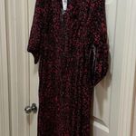 Torrid vneck short sleeve red and black print dress size 3X plus NWT Photo 3