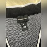 River Island  London Black argyle Heart Knit Cardigan Sz 14 Photo 4