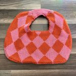 Kopari Pink and Orange Knit Bag NWOT Photo 1