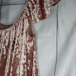 Active USA  Crushed Velvet Off The Shoulder Flutter Sleeve BohoTop Photo 8