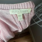 Eileen Fisher Women's Pink 100% Linen Flyaway Cardigan Sweater w/Pockets Pet M Photo 3