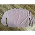 Lululemon  Perfectly Oversized Cropped Crew Softstreme Size 12 Velvet Dust Photo 4