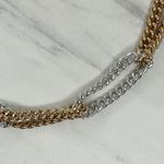 Silver Gold Two Tone Chain Belt Small/Medium (S/M) Hook Closure ✨ Photo 3