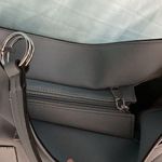 Pebbled Leather Soft Blue Gray bag. Luxury bag Photo 11