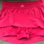 Alo Yoga Match Point Tennis Skirt Pink Summer Crush M Photo 4