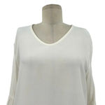 Maje Loust Bee Embellished Blouse Ecru Cream Size 2 US Medium Photo 3