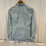 Brooks Brothers ‎ Teal And White Tailored Fit Button Down Size 2 Photo 2