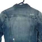 Polo Jeans Co RL67 by Ralph Lauren Lydia Repair Denim Jacket Small Over Reverso Blue Photo 4