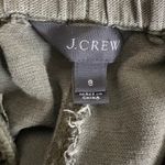 J.Crew Women Olive Green Linen Blend Jogger Pants Size 8 Photo 5