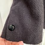 W By Worth Vintage  Black Wool Blazer Velvet Trim Timeless Classic Size 8P Petite Photo 6