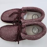 Hey Dude  Britt Shoe Womens S Burgundy Mix Lightweight Wool Blend Lining Flex Photo 6