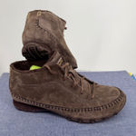 Skechers  Relaxed Fit Women 10 Wide Brown Suede Totem Bikers Fur Lined Cozy Warm Photo 0