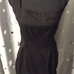 ASOS New Design Size 6 Black Halter Dress Womens Linen blend Mini Photo 0