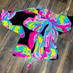 Mara Hoffman  gypsy abstract printed tunic top Xs $150 boho spring designer Photo 0