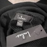 Lulus  Tea Reader Black Long Sleeve Turtleneck Sweater Dress Size‎ XS NWT Photo 6