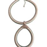 Rose Gold Wrapped Thread Large Statement Necklace Vacation Tribal Adj 16 Photo 0