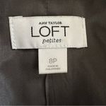 Loft Ann Taylor Petite Blazer Gray Button Front Pockets Career Blazer Size 8P Photo 1