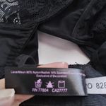 Dreamgirl  Black Lace High Neck Bralette Underwire Size XL Photo 5