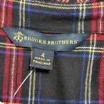 Brooks Brothers NWT Red Plaid Shirt Dress Belted Flannel Heritage Classic Sz 4 Photo 7