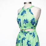 Likely  Karrica Maxi Dress Blue Floral Cut Out Print Photo 10