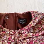 Bardot  Revolve Ruched Ditsy Floral Puff Shoulder Crop Top Blouse Size S Photo 4