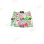Lilly Pulitzer Dont Give A Cluck Jasmine Skort Size 10 pink Tropical 100% Cotton Photo 7
