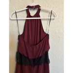Forever 21 Vintage Maroon Black Forest‎ Fairy Grunge Y2K Witchy Whimsigoth Maxi  Photo 4