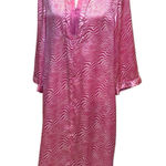 Oscar de la Renta  Pink Label Polyester Caftan House Dress Nightgown Medium Photo 0