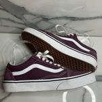 Vans  | EUC Burgundy Low Top Suede Leather Sneakers Men Sz 7 Women Sz 8.5 Photo 5