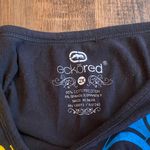 Ecko  Unlimited Black Tee with Vibrant Yellow and Blue Design Photo 1