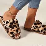 Yoki  Brown Tan Leopard Print Sandals(Size 10) Photo 1
