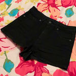 Forever 21 black jean mini shorts cute size 27 Photo 0