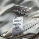 Parker  Justina Silk Silver Rhinestone Beaded Halter Tank Top Photo 16