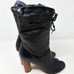 IRO  Dairel Perforated Leather Ankle Boots Black NWT in Size 6 Photo 4