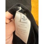 ROSETTA GETTY Black Tan Two Tone Cotton Jersey Colorblock Turtleneck Dress sz M Photo 10