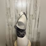American Eagle  AEO Tie-Dye Halter Crop Top Gray Black Size Medium Photo 2