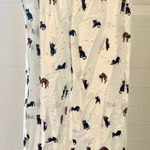 Hyde & EEK Boutique Womens Pajama Pants Size Medium White Cat Print Lounge Pants Photo 0