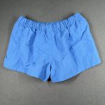 Patagonia  Shorts Womens XS Blue Nylon Elastic Waist Lined Swim Running Pockets Photo 9