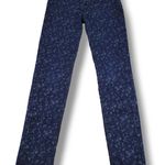 Jeans Size 4 27x27.5 Womens Zara Slim Fit Jeans Stretch Skinny Jeans Floral Print Photo 0