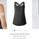 Lululemon Black Tank Top W Sports Bra Photo 3