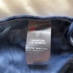 Navy Blue and White Tie Dye Spots Bra and Legging Set Size S Photo 4