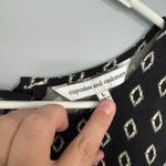 Cupcakes and Cashmere Black & White Diamond Print Slightly Cropped Top Size Large Photo 4