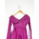 Free People Movement Love Spell One-Piece Small Pink Knit Romper Workout Stretch Photo 3