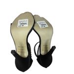 Camille La Vie New  Black Rhinestone Formal Dress Heels Size 8 Photo 3